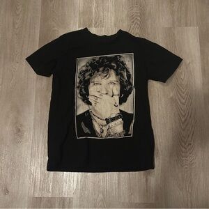 Edgy Black Graphic Tee